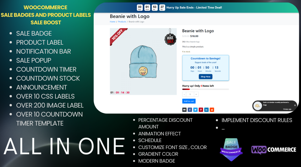 WooCommerce Sale Badges and Product Labels
