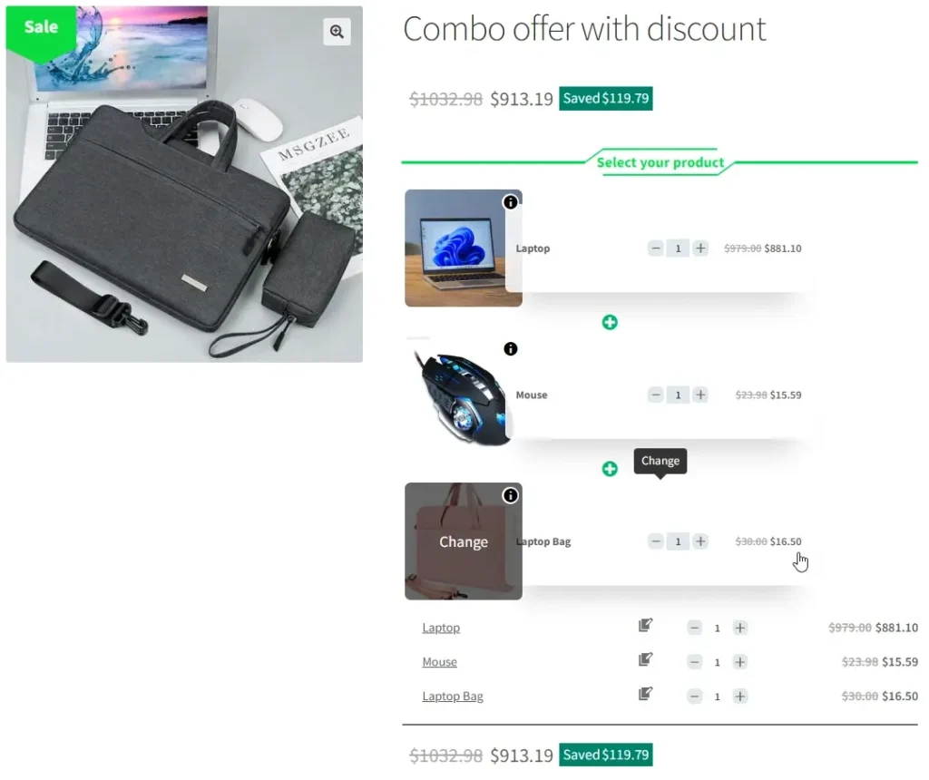 How to Create WooCommerce Combo Offers