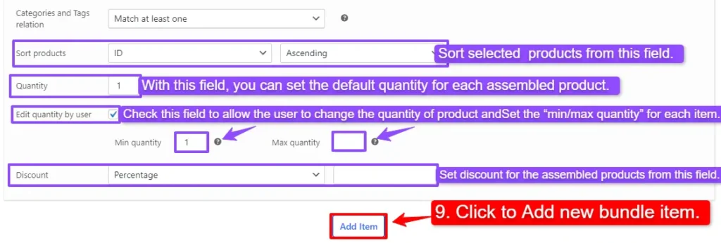 Customising the Grouped Products